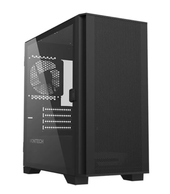 Montech Air 100 Lite mATX Micro Tower Cabinet (Black)