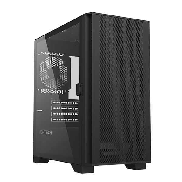 Montech Air 100 Lite mATX Micro Tower Cabinet (Black)