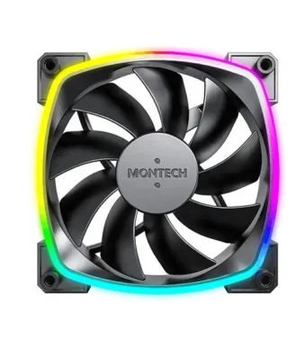 Montech AX120 PWM ARGB Black Case Fan (Single)