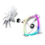 Montech RX120 PWM ARGB White Cabinet Fan Single