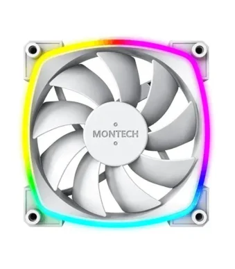 Montech AX120 PWM ARGB Case Fan White Single