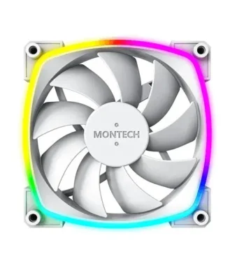 Montech RX120 PWM ARGB White Cabinet Fan Single