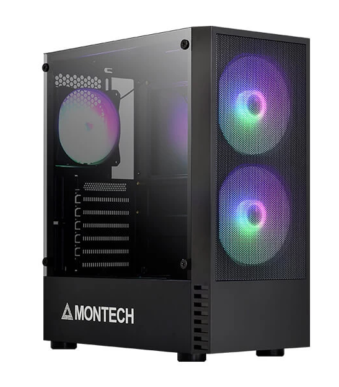 Montech X2 Mesh Mid Tower Cabinet (Black)