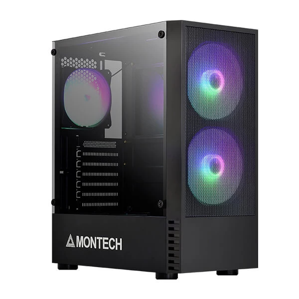 Montech X2 Mesh Mid Tower Cabinet (Black)