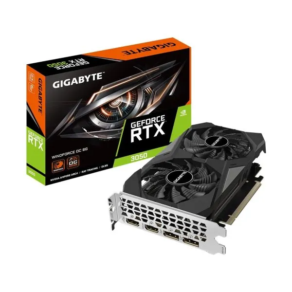 Gigabyte GeForce RTX 3050 WINDFORCE OC 6G Graphics Card