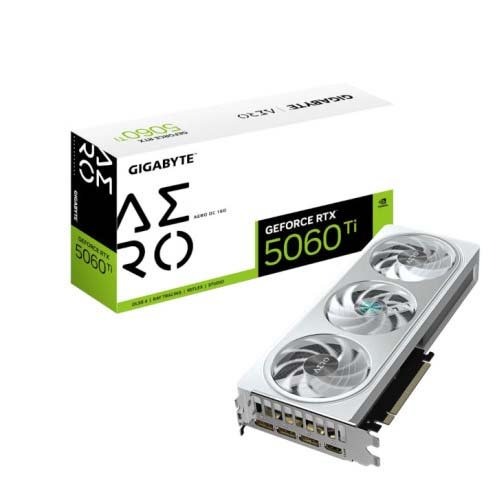 Gigabyte GeForce RTX 5060 Ti Aero OC 16GB GDDR7 Graphic Card (GV-N506TAERO OC-16GD)