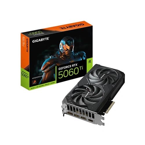 Gigabyte GeForce RTX 5060 Ti Windforce 8GB GDDR7 Graphic Card (GV-N506TWF2-8GD)