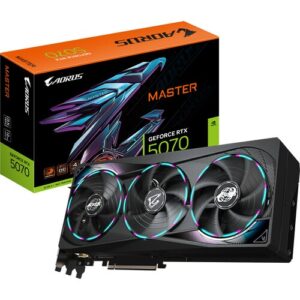 Gigabyte AORUS GeForce RTX 5070 Master 12GB GDDR7 Graphic Card (GV-N5070AORUS M-12GD)