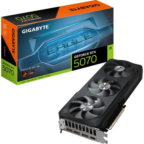 Gigabyte GeForce RTX 5070 EAGLE OC SFF 12GB GDDR7 Graphic Card (GV-N5070EAGLE OC-12GD)