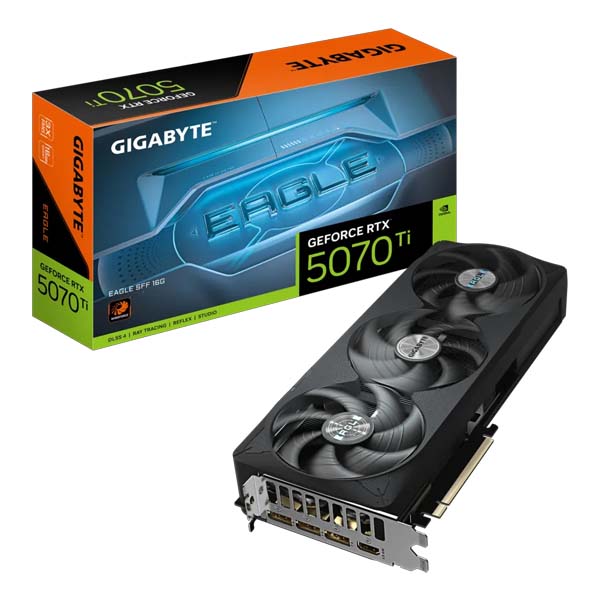 Gigabyte GeForce RTX 5070 Ti EAGLE SFF 16G GDDR7 Graphics Card (GV-N507TEAGLE-16GD)