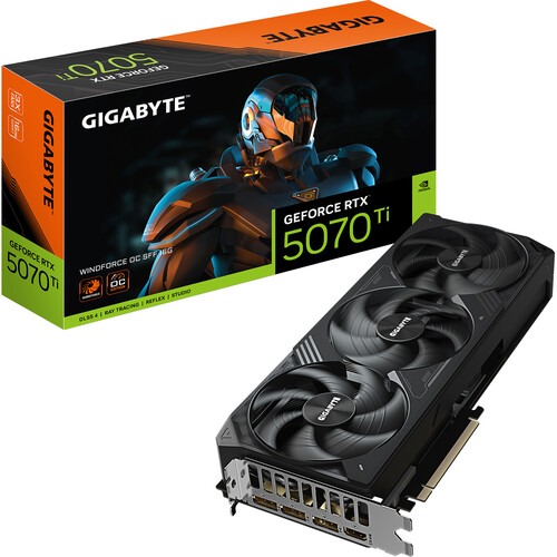 Gigabyte GeForce RTX 5070 Ti Windforce OC SFF 16GB Graphics Card (GV-N507TWF3OC-16GD)