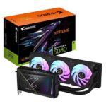 Gigabyte AORUS GeForce RTX 5080 XTREME WATERFORCE 16GB GDDR7 Graphics Card (GV-N5080AORUSX W-16GD)