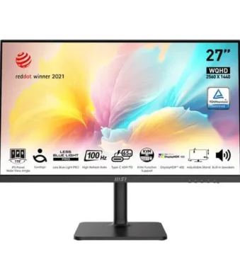 MSI Modern MD272QXP 27 Inch Business Monitor (Black)