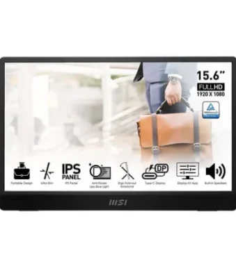 MSI Pro MP161 E2 16 Inch Portable And Ultra-Slim Monitor