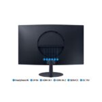 Samsung 32 Inch LS32C390 Curved Monitor With 1000R Curvature, 75Hz 4ms Response Time - Image 2