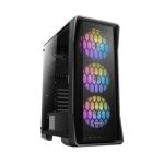 Antec NX360 TG Mesh ARGB ATX Mid Tower Cabinet (Black)