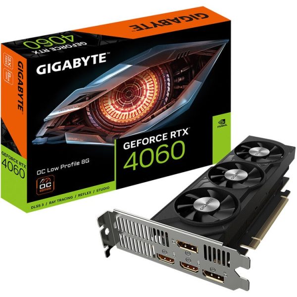 Gigabyte GeForce RTX 4060 OC Low Profile 8G Graphics Card (GV-N4060OC-8GL)