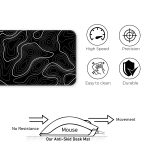Black Topography - E-XL Mousepad - Image 4