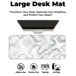 White Topography - E-XL Mousepad - Image 6