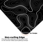 Black Topography - E-XL Mousepad - Image 5