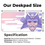 Cyber Oni - Peach - XXL Mousepad - Image 2