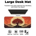 Red Tree Abstract - XXL Mousepad - Image 6