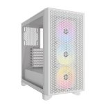 Corsair 3000D RGB Airflow Mid-Tower (ATX) Cabinet (White) (CC-9011256-WW)