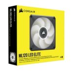 Corsair ML120 LED ELITE White Premium 120mm PWM Magnetic Levitation Fan (CO-9050121-WW) - Image 3