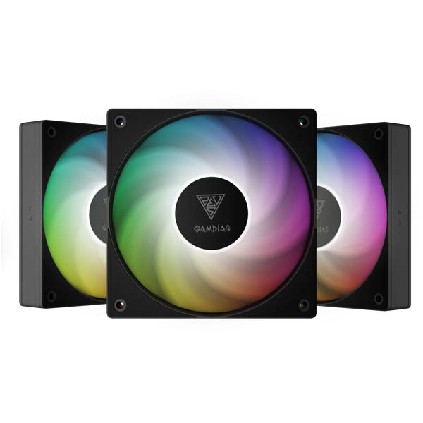 Gamdias NOTUS M1-1203 ARGB 120mm 3 in 1 Cabinet Fan