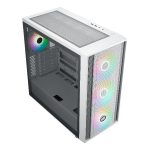 Cooler Master MasterBox 600 ARGB Tempered Glass ATX Cabinet White - Image 2