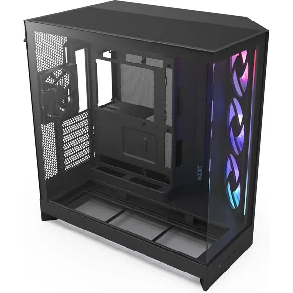 NZXT-H9-Flow-RGB-2025-ATX-Mid-Tower-Cabinet-Black-1 NZXT H9 Flow RGB (2025) ATX Mid Tower Cabinet (Black)
