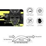 Cyber Oni - Yellow - E-XL Mousepad - Image 4