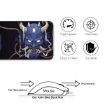 Demon Oni - Blue - E-XL Mousepad - Image 4