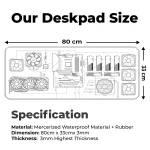 PC Building Guide - White - E-XL Mousepad - Image 2