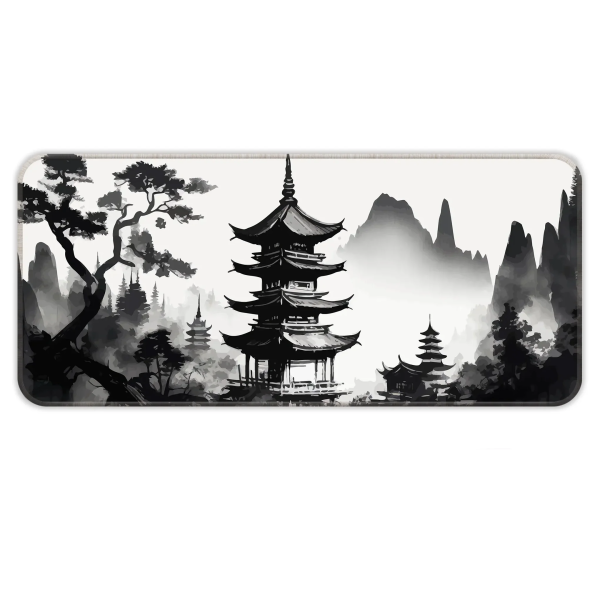 Japanese Zen Temple - XXL Mousepad