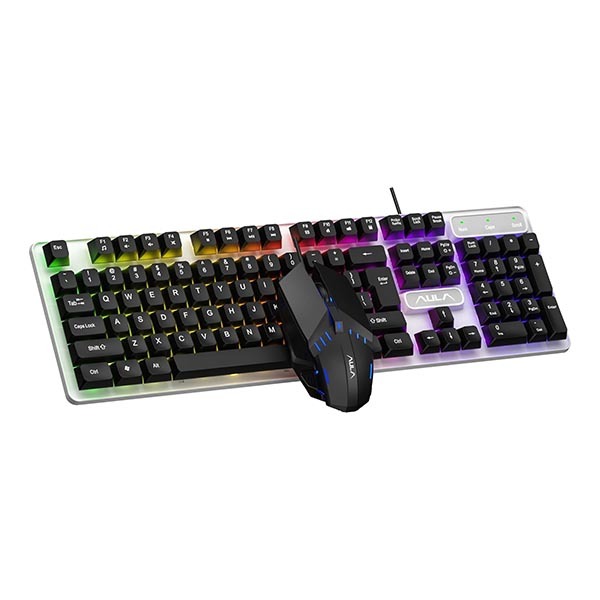 AULA F3061 Anti-ghosting, Gaming Keyboard & Mouse Combo (Black) AULA F3061 Anti-ghosting, Gaming Keyboard & Mouse Combo (Black)