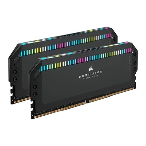 Corsair DOMINATOR PLATINUM RGB 64GB (2x32GB) DDR5 DRAM 6000MHz Memory (CMT64GX5M2B6000Z30)