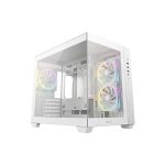 DEEPCOOL CG330 3F Micro-ATX Compact PC Case (White)