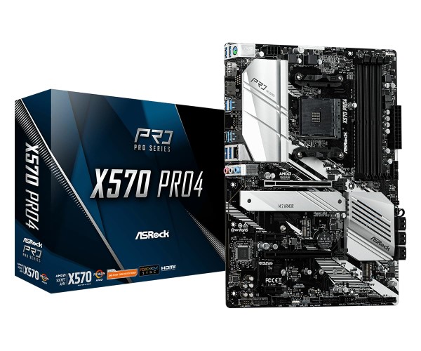 ASRock X570 Pro4 AMD AM4 DDR4 ATX Motherboard