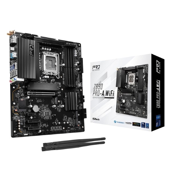 81tsrwCufzL._SL1500_-Custom.jpg ASRock Z890 Pro-A WiFi 6E Intel Core Ultra DDR5 LGA1851 ATX Motherboard