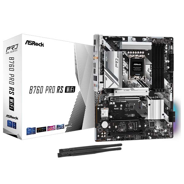 ASRock B760 Pro RS WIFI DDR5 ATX LGA1700 Motherboard