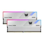 Acer Predator Vesta II RGB 32GB (16GBx2) 7200MHz DDR5 CL34 RAM Memory (Silver) (BL.9BWWR.364) - Image 2