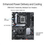 Asus Prime H670-PLUS D4 Intel Motherboard Supports Intel 12th, 13th & 14th Gen Processors - Image 2