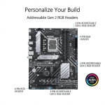 Asus Prime H670-PLUS D4 Intel Motherboard Supports Intel 12th, 13th & 14th Gen Processors - Image 3