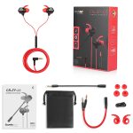 Cosmic Byte CB-EP-03 Gaming Wired Earphone with Detachable Microphone for PC, PS4, Mobiles, Tablets - BLACK - Image 3