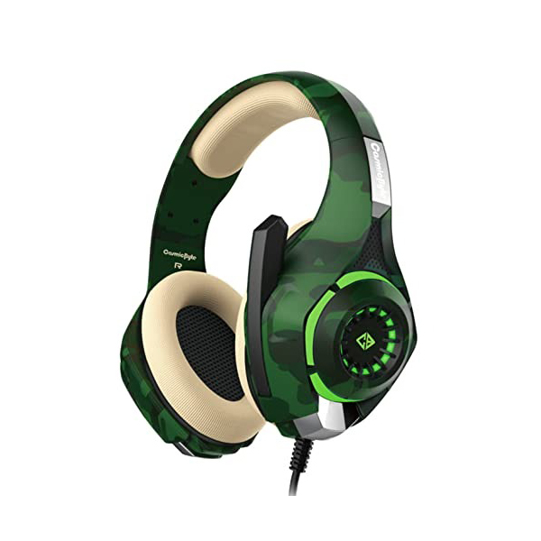 Cosmic Byte GS410 Headphones with Mic and for PS4, Xbox One, Laptop, PC, iPhone and Android Phones – Camo Green Cosmic Byte GS410 Headphones with Mic and for PS4, Xbox One, Laptop, PC, iPhone and Android Phones – Camo Green