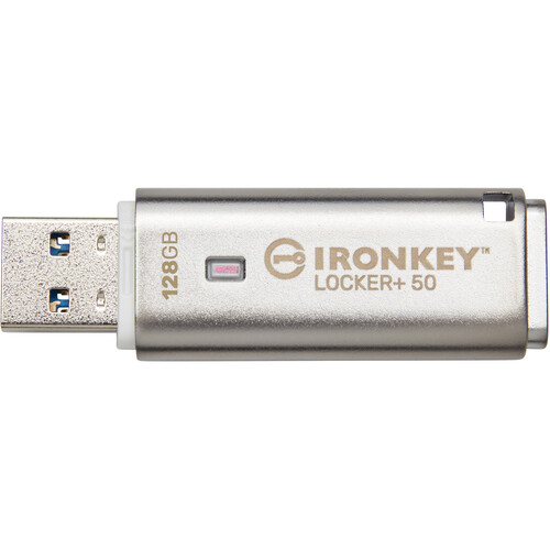 Kingston-128GB-IronKey-Locker-50-USB-Type-A-Flash-Drive.jpg Kingston 128GB IronKey Locker