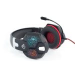 Cosmic Byte G1500 7.1 Channel USB Headset for PC with RGB LED Lights and Vibration (Black/Red) - Image 3