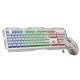 ZEBRONICS Transformer PRO Gaming Wireless Keyboard & Mouse Combo (White)