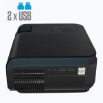 Zebronics Zeb-LP3500 (3800 lm / 2 Speaker) Portable Projector (Black) - Image 2